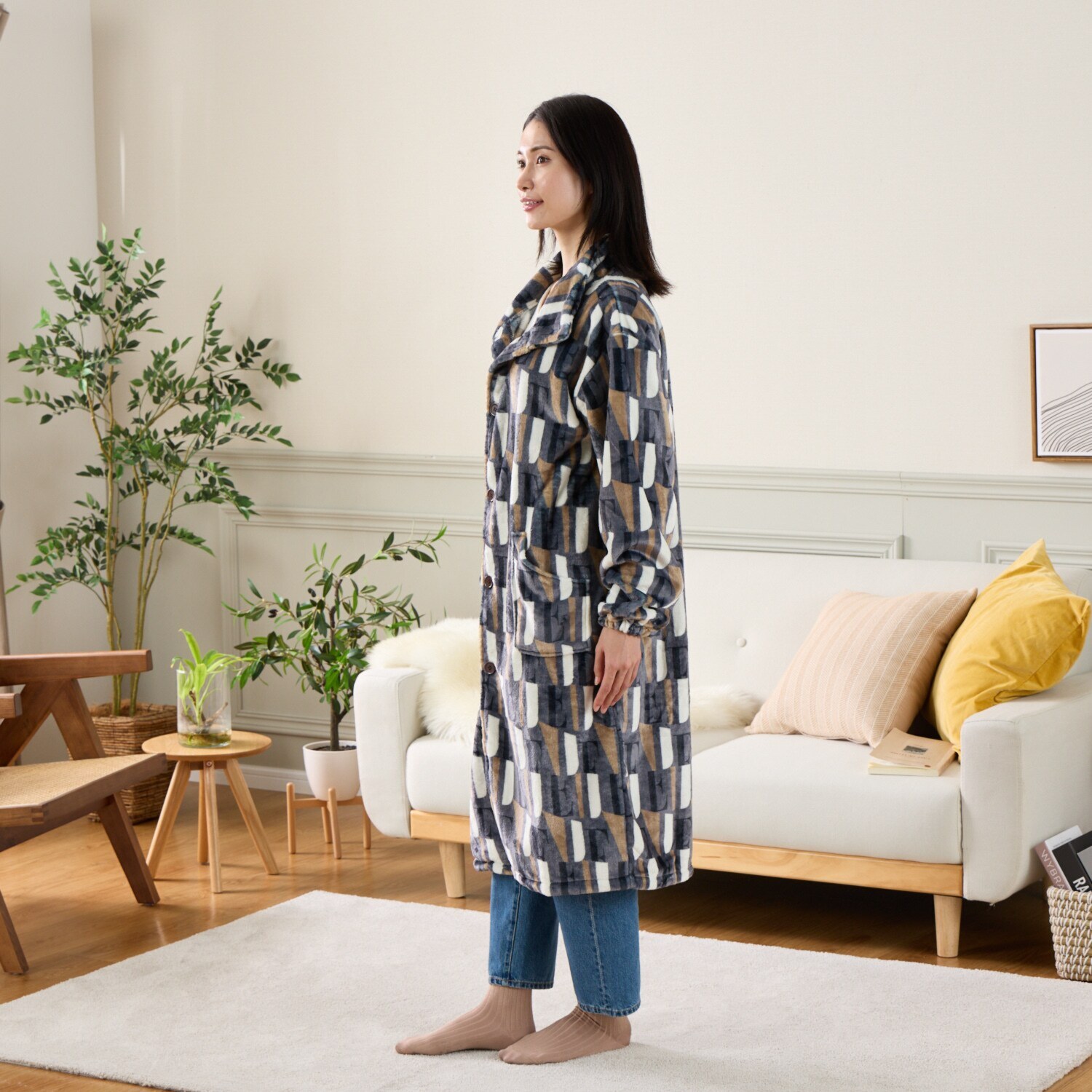 ＥＬＬＥ　ＨＯＭＥ ウィンターコレクション 着る毛布