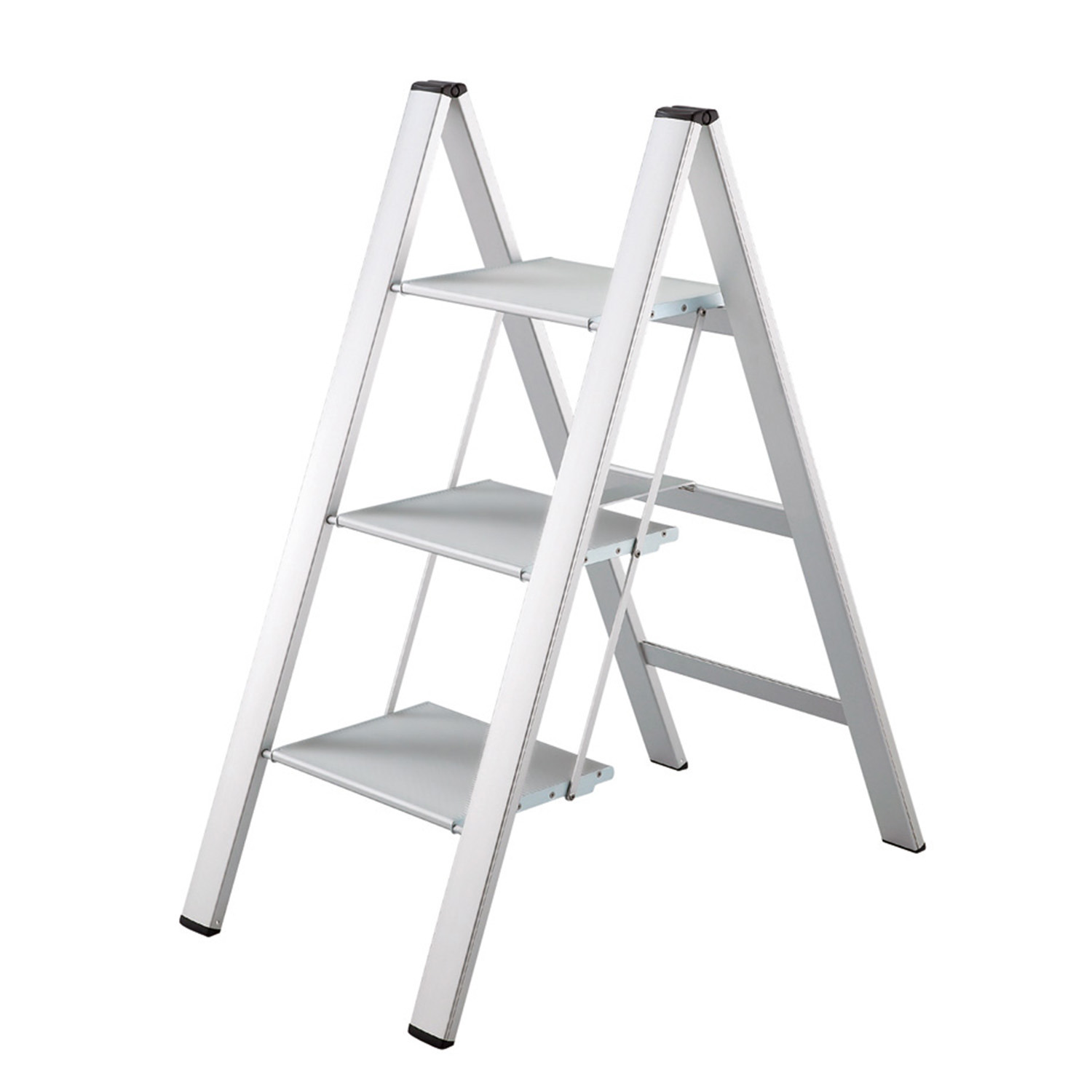 創業７０周年の 国内老舗メーカー発！ 幅広ステップなのに すっきり畳める スリムステップ３段