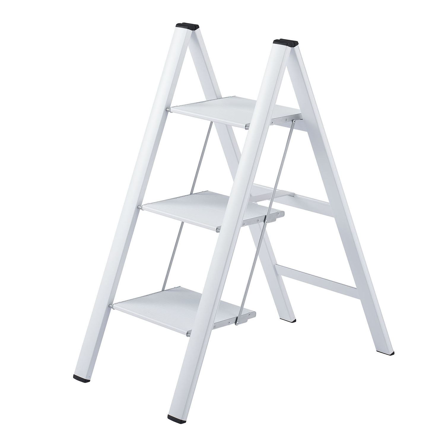 創業７０周年の 国内老舗メーカー発！ 幅広ステップなのに すっきり畳める スリムステップ３段