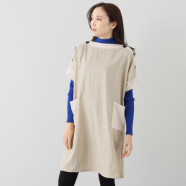 コイビトミサキ 肩ボタンアクセント チュニック