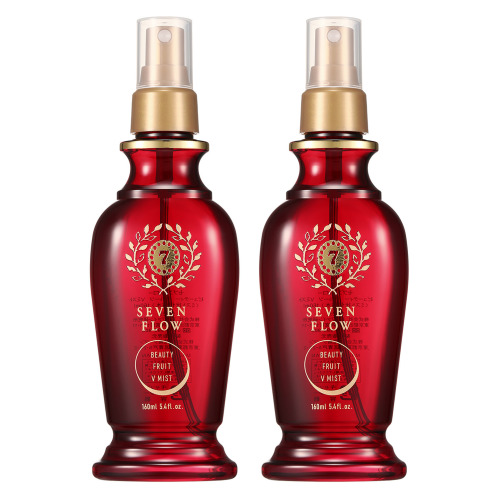 セブン　フロー　細かいミスト状で　メイクの上からでも使える　ハリツヤ潤い美肌へ導く　新ビューティー　フルーツ　Ｖミスト　デビュー２本セット
