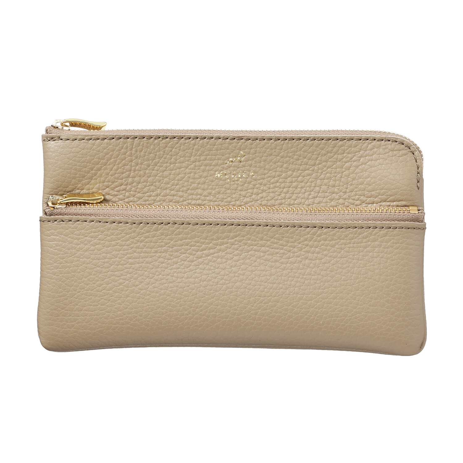 ムジカヴィータ イタリアン牛革 通帳サイズポーチ