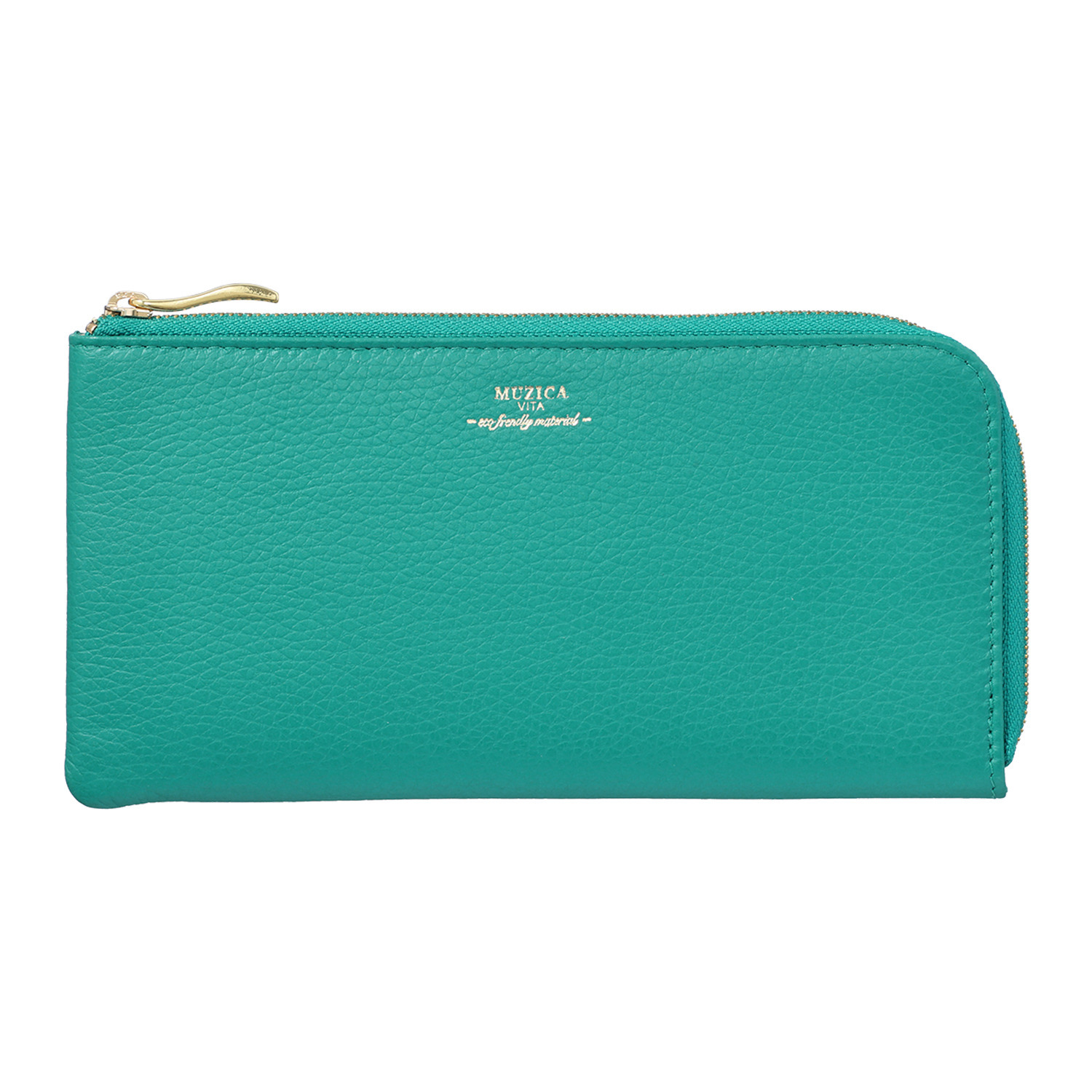 ムジカヴィータ イタリアン牛革 Ｌ字型長財布