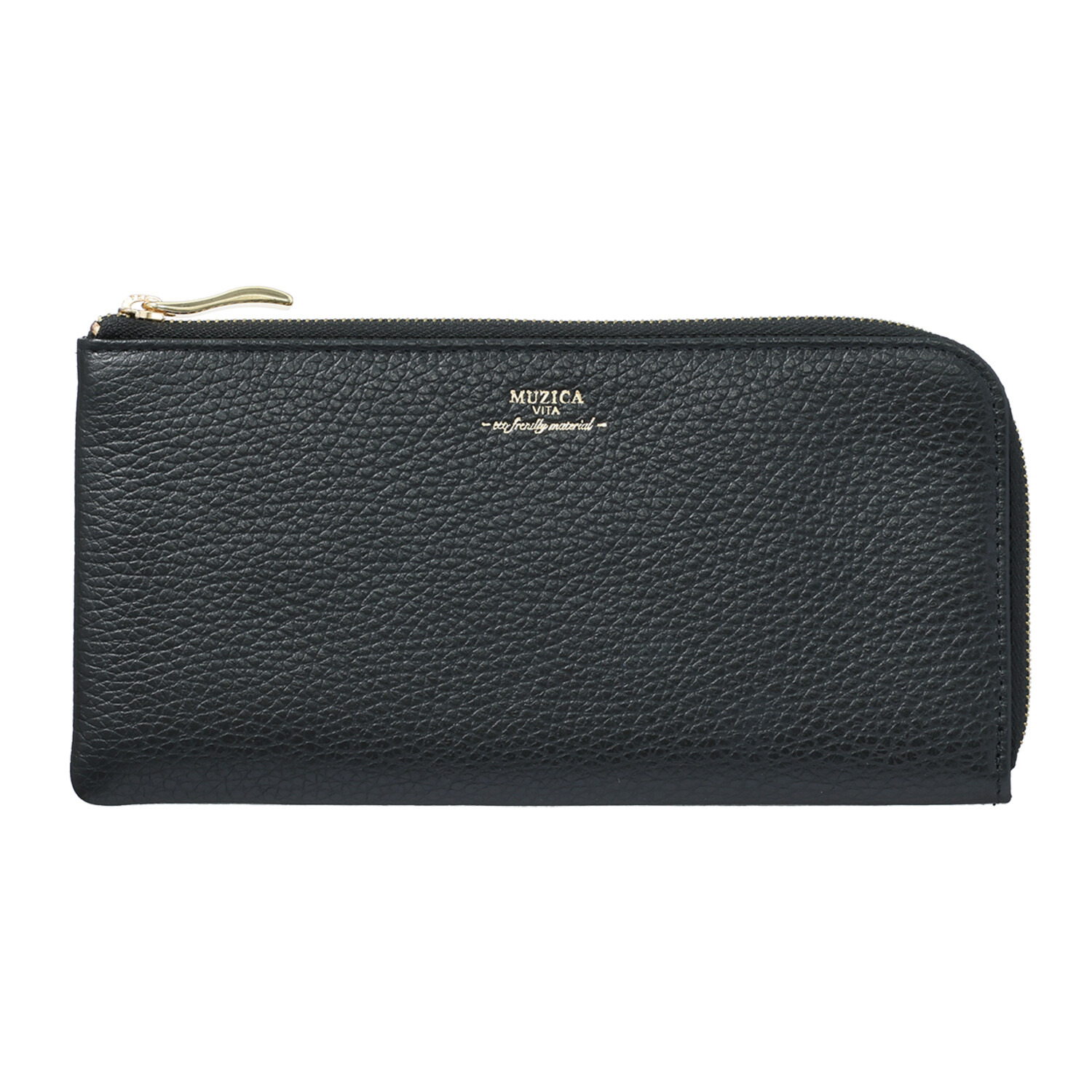 ムジカヴィータ イタリアン牛革 Ｌ字型長財布