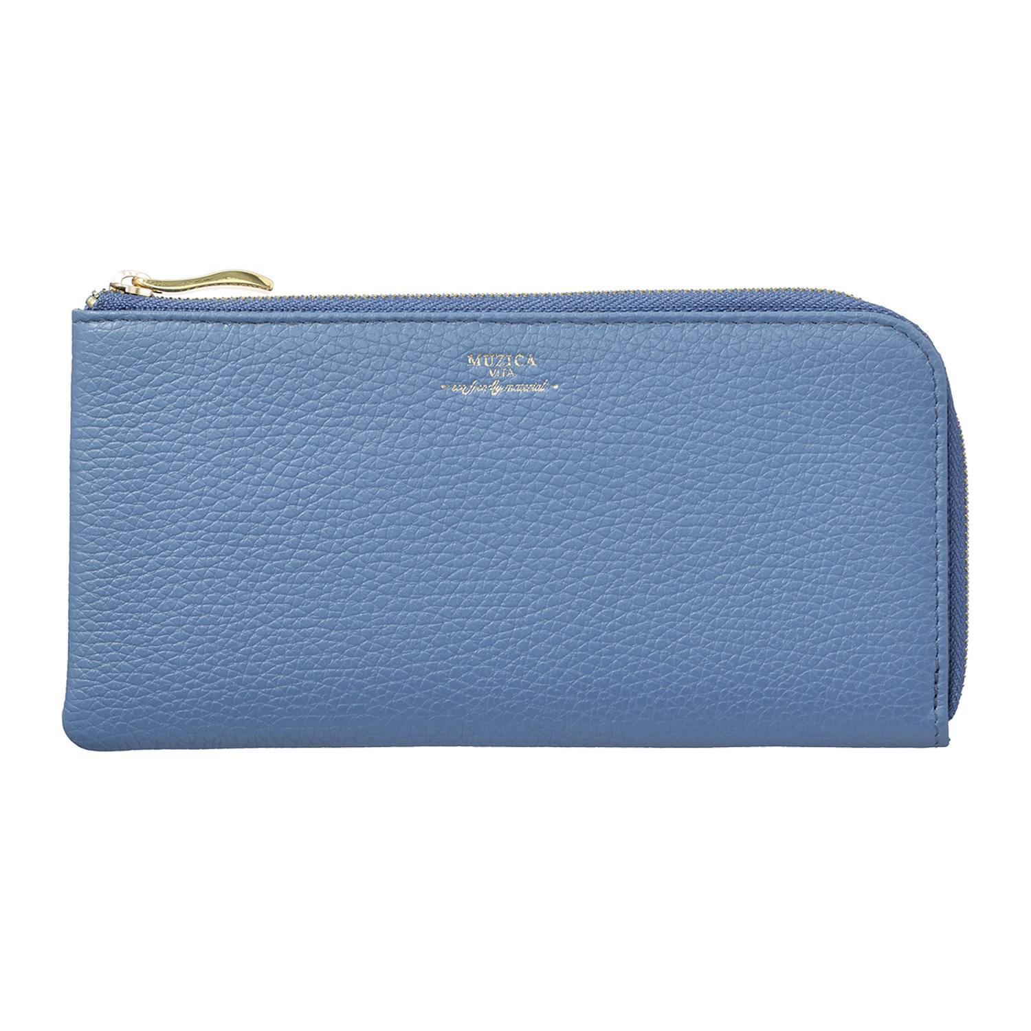 ムジカヴィータ イタリアン牛革 Ｌ字型長財布