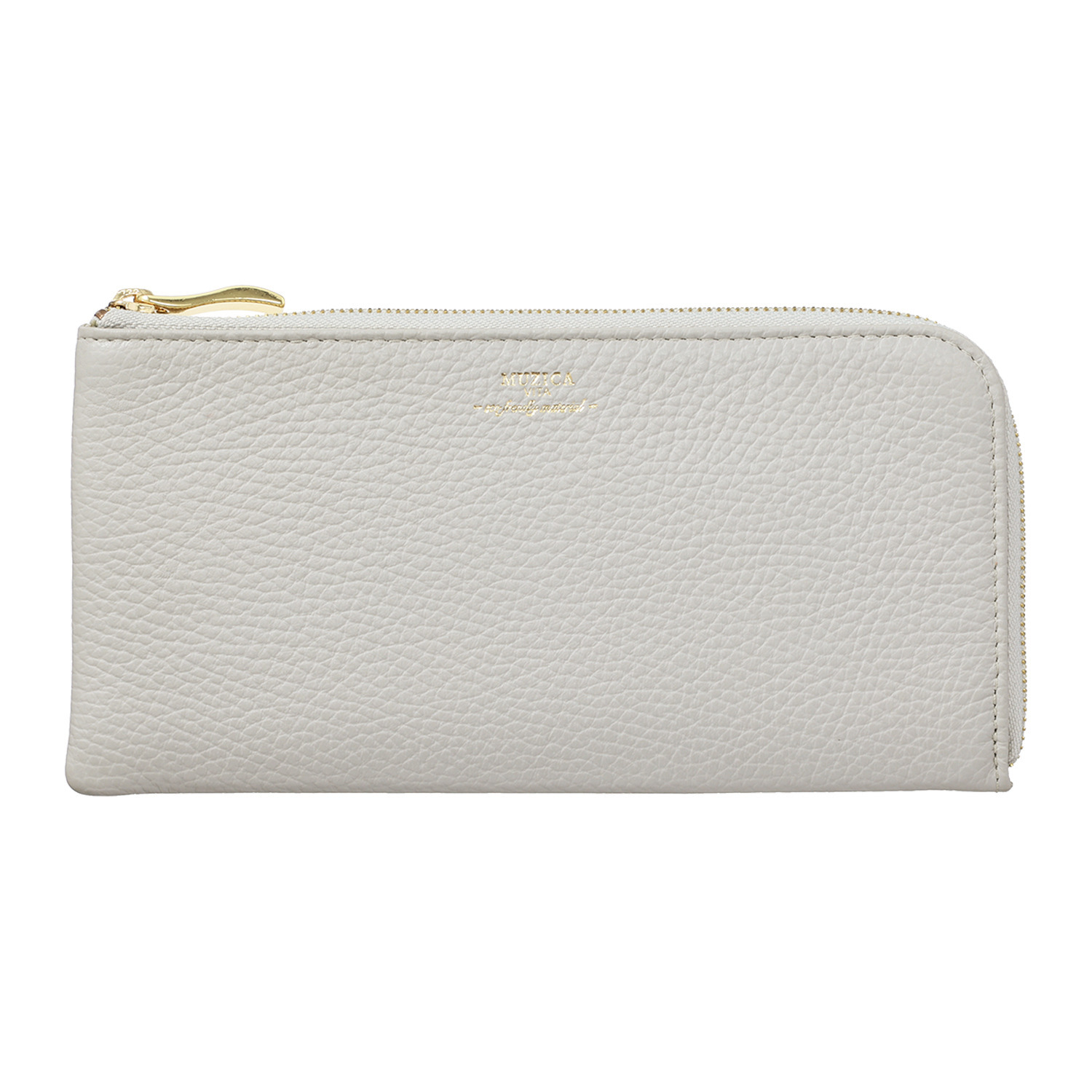 ムジカヴィータ イタリアン牛革 Ｌ字型長財布