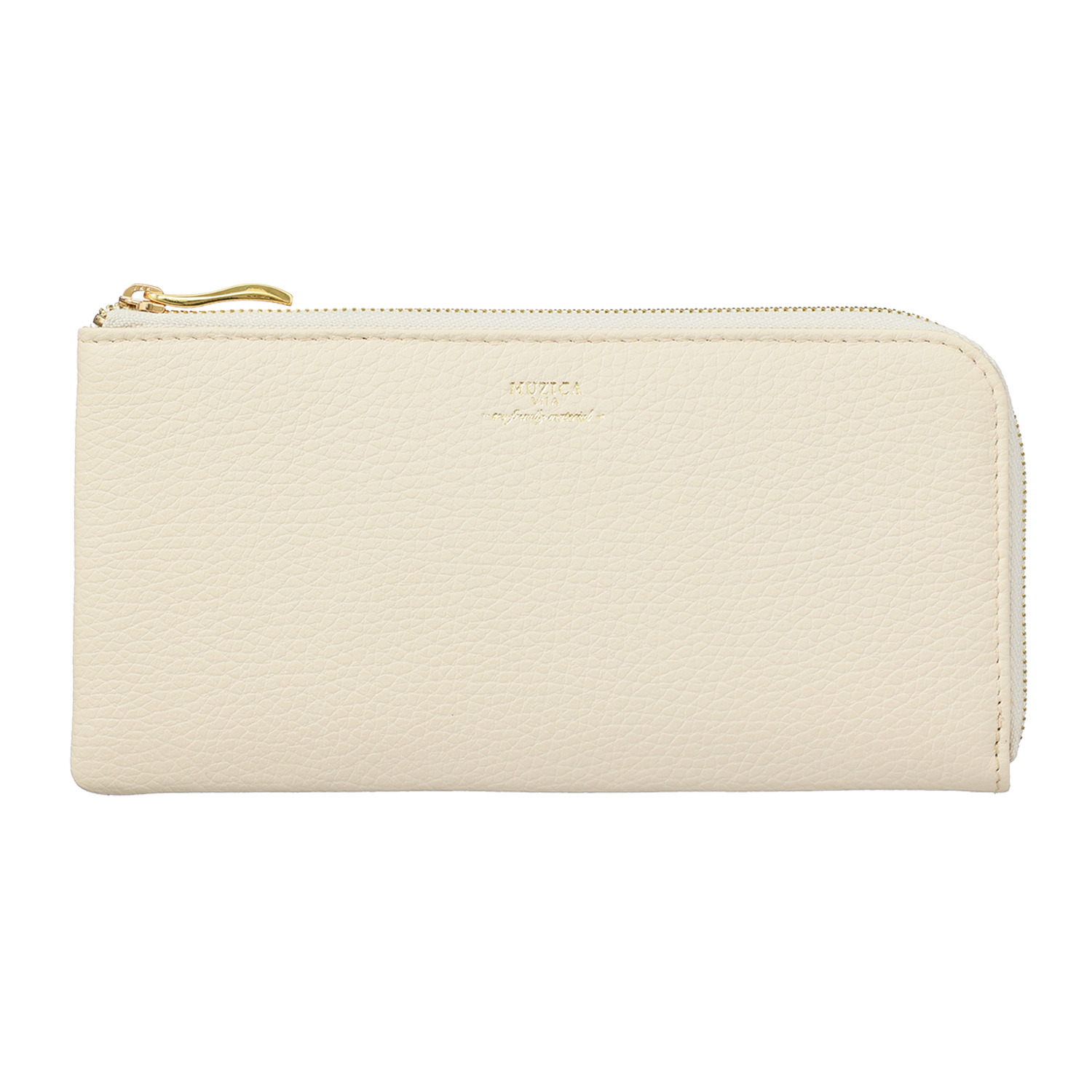 ムジカヴィータ イタリアン牛革 Ｌ字型長財布