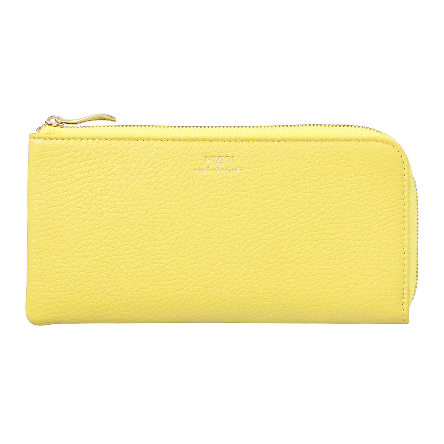 ムジカヴィータ イタリアン牛革 Ｌ字型長財布