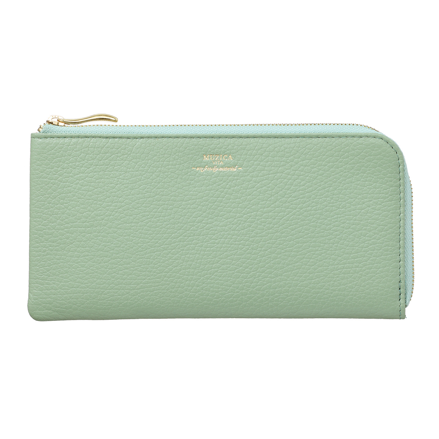 ムジカヴィータ イタリアン牛革 Ｌ字型長財布