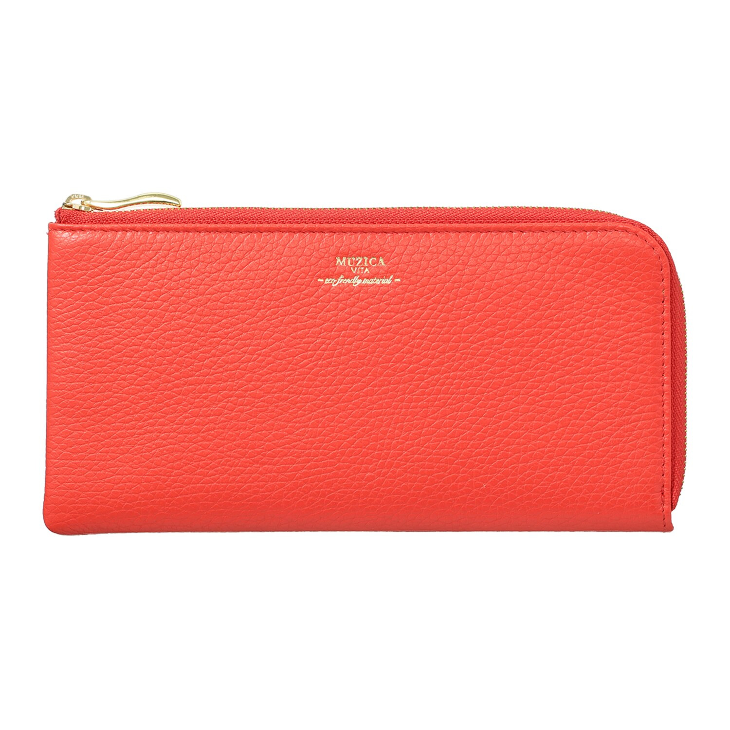 ムジカヴィータ イタリアン牛革 Ｌ字型長財布