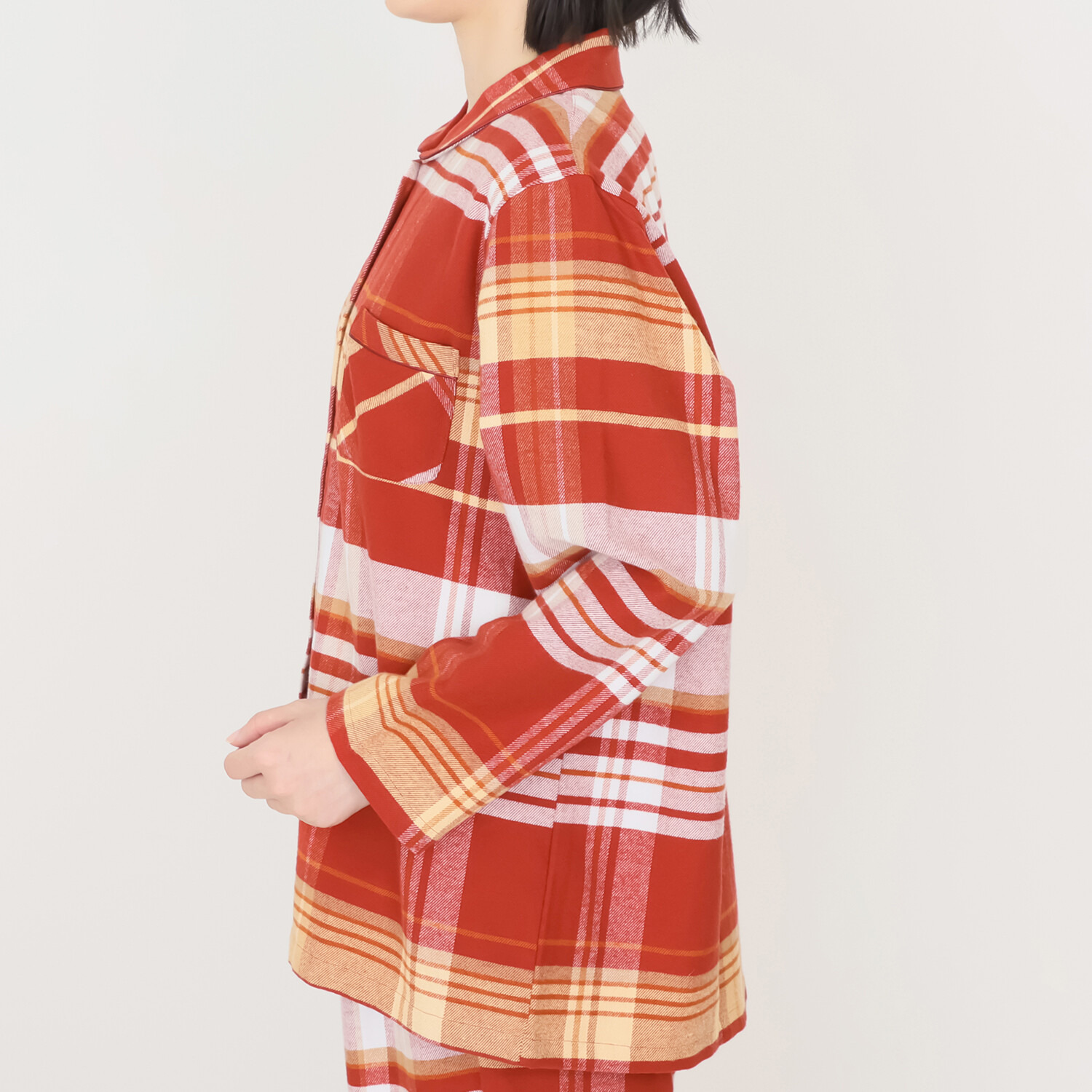 ナルエー 綿１００％ チェックパジャマ