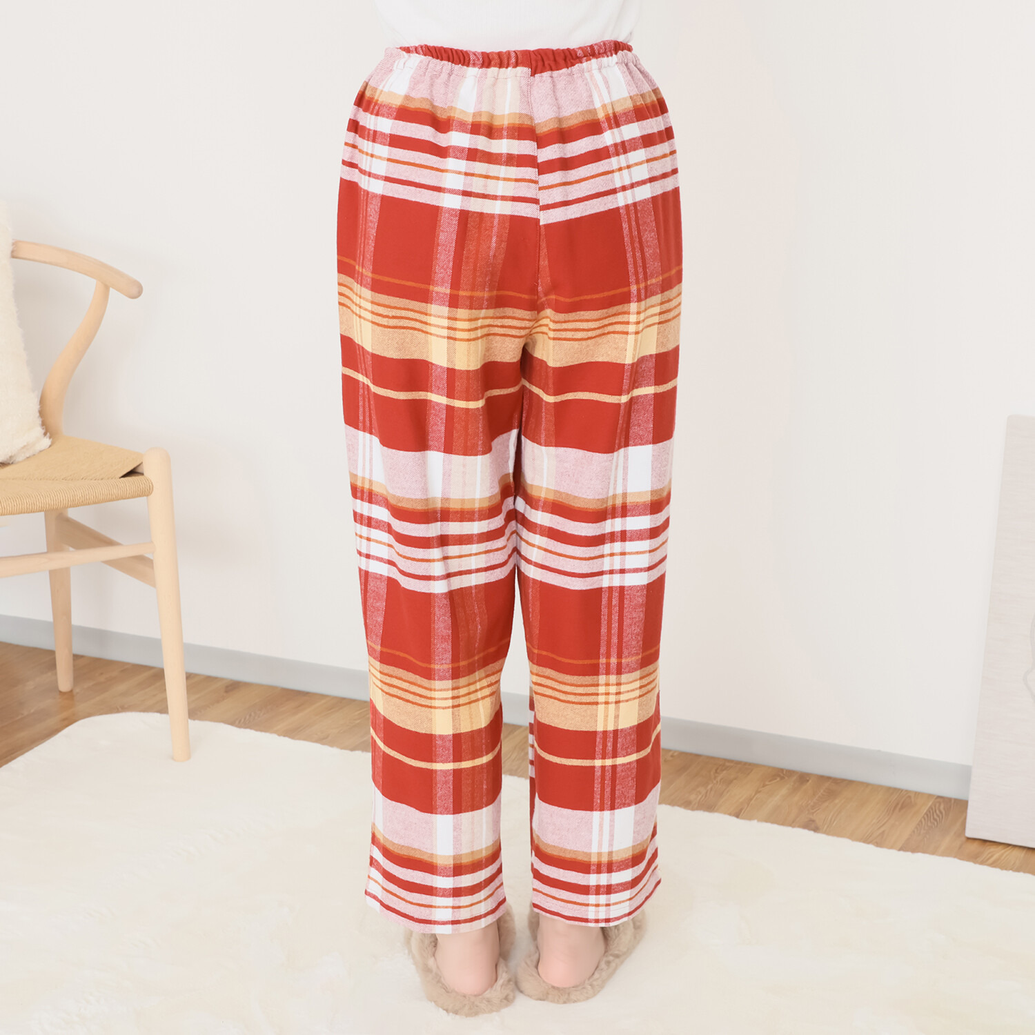 ナルエー 綿１００％ チェックパジャマ