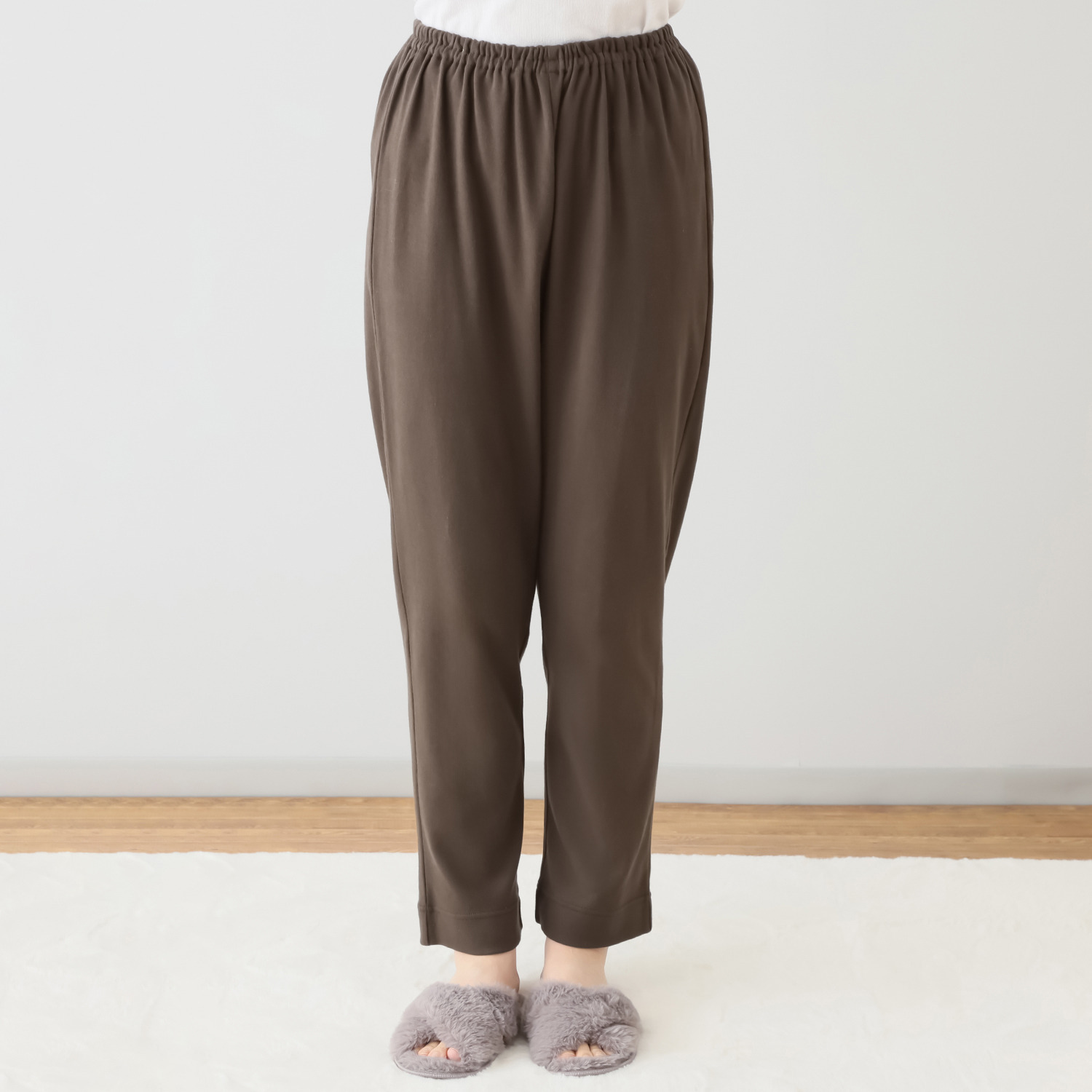 ナルエー 綿混・中綿入り接結 くまさん チュニックワンピース＆ 綿１００％スムース パンツ