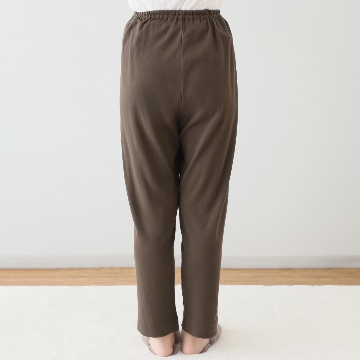 ナルエー 綿混・中綿入り接結 くまさん チュニックワンピース＆ 綿１００％スムース パンツ