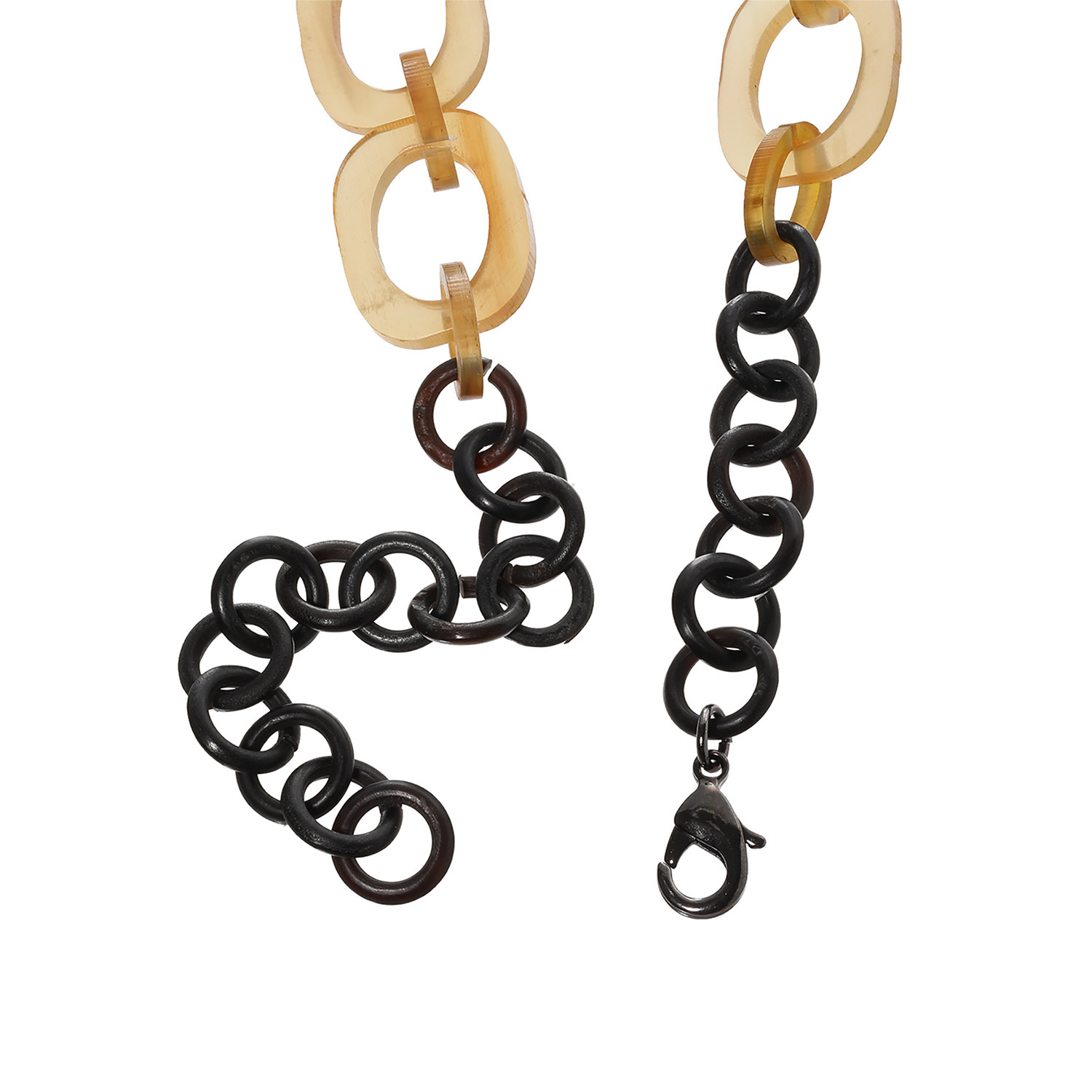 グレイスモア 水牛 サークルモティーフ 軽やか ボリュームネックレス