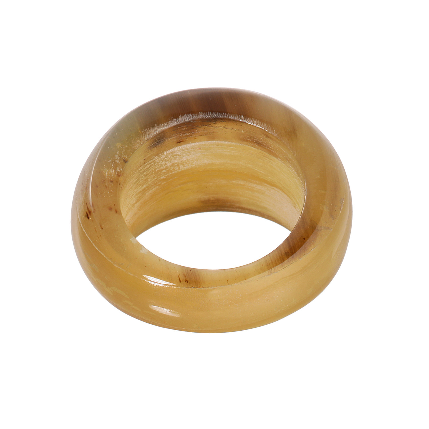 グレイスモア 水牛 月甲丸 ボリュームリング