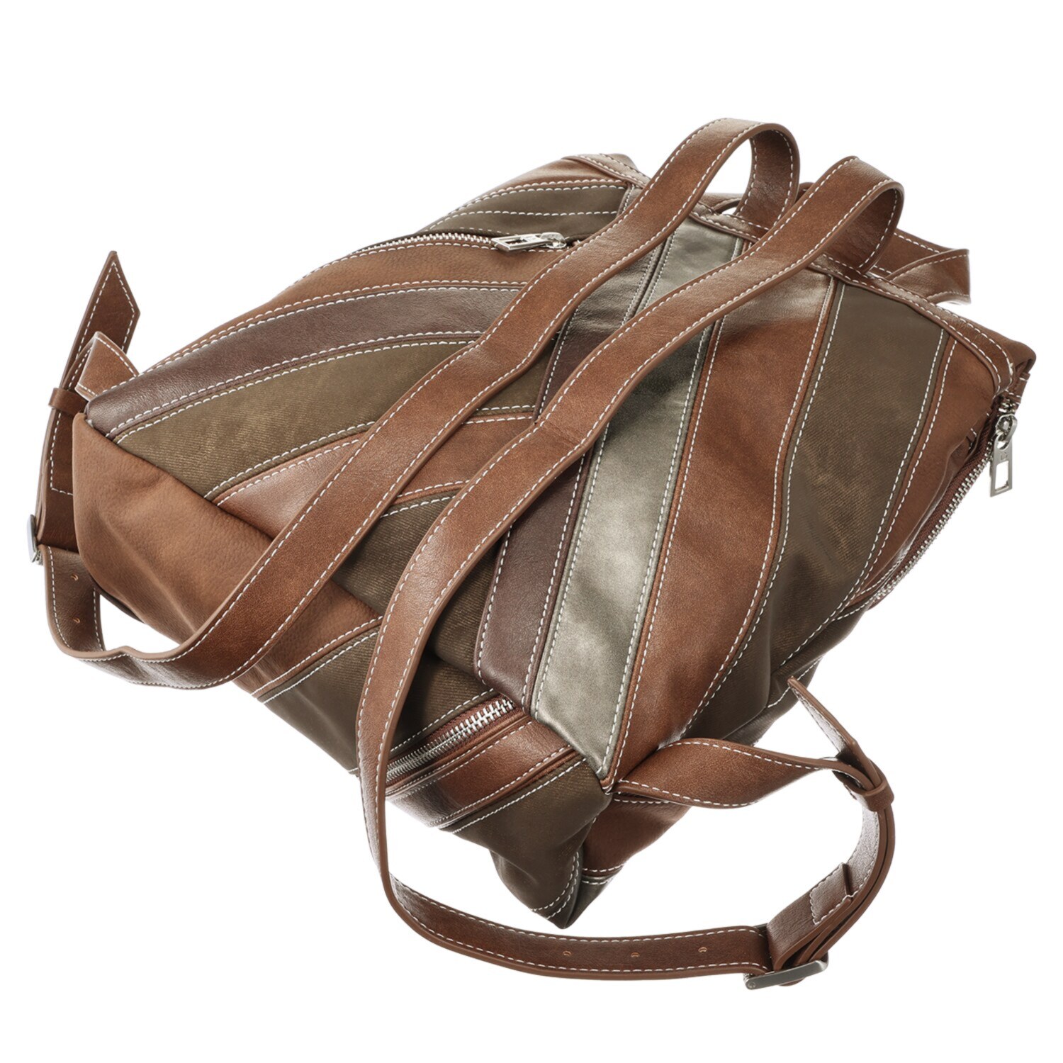 デシグアル パッチワークベルト リュック