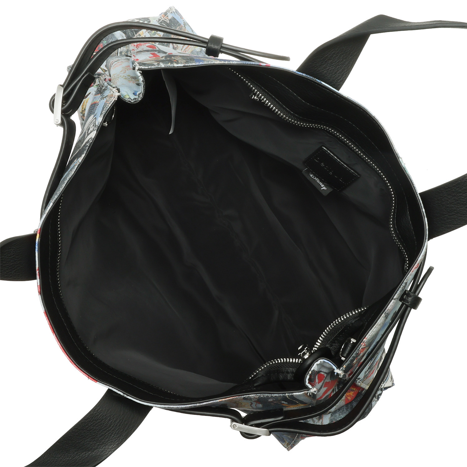 デシグアル ミッキーマウス グラフィック風プリント 大容量ビッグトートバッグ