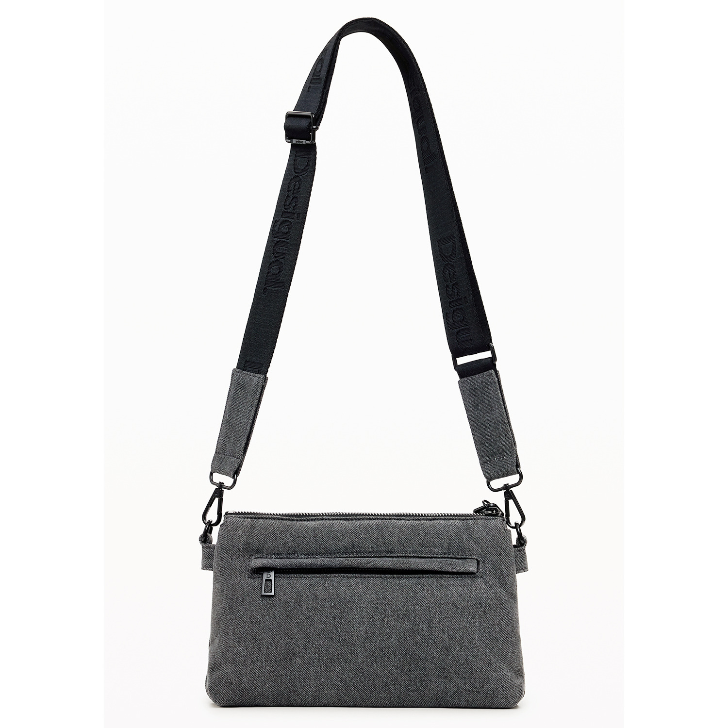 デシグアル ミッキーマウス スタッズアクセント デニムショルダーバッグ