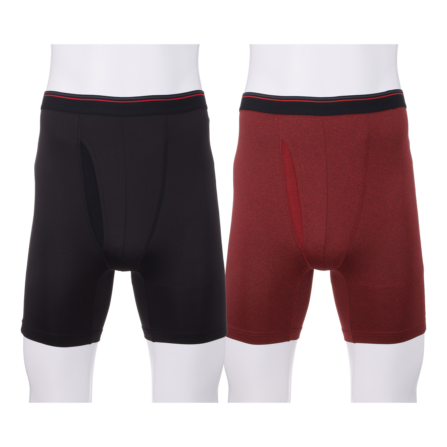 オトコの温活 裏起毛 仙骨周り温め ロングボクサーパンツ ２色セット ＜メンズ＞