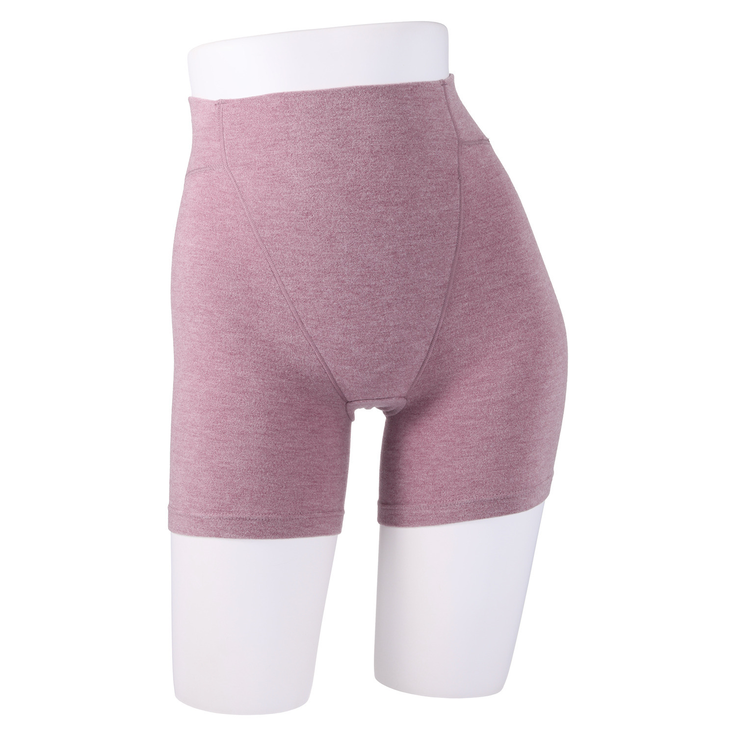 温活キュート ピーチ起毛 仙骨キルト 二分丈ボトム２色セット