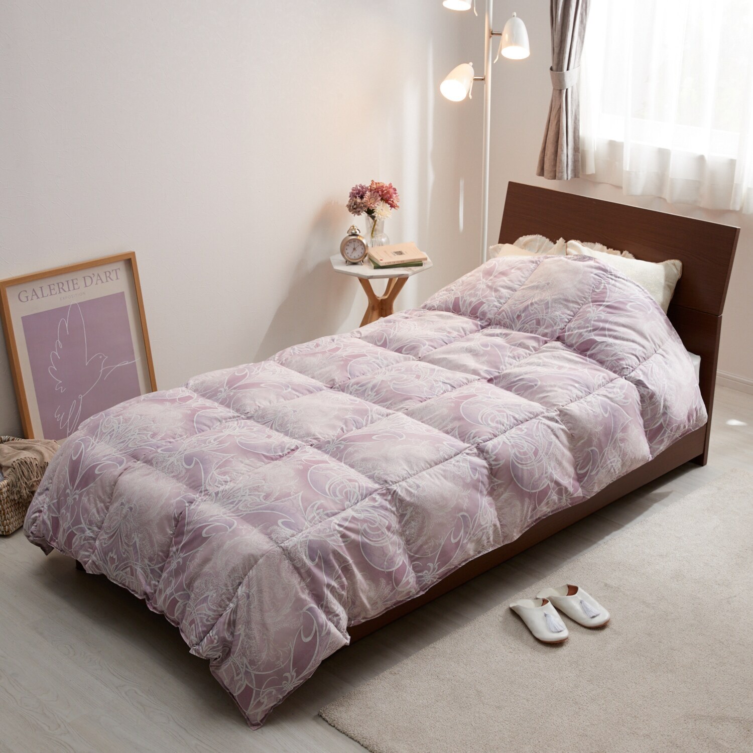 ＯＮＳＥＮ　ＫＩＢＵＮ 蓄熱＆抗菌防臭わた使用 ふんわり軽くて暖かい 温泉気分なふとん ＜セミダブル＞