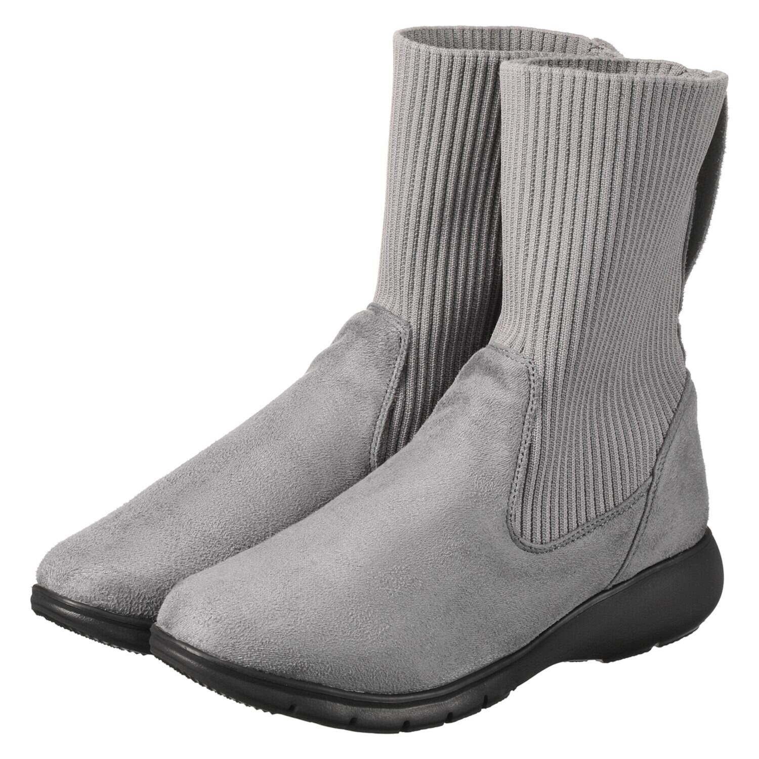 ラックラック 履いて歩いて全身運動！ 空飛ぶ　洗える ２ＷＡＹ ストレッチニットブーツ