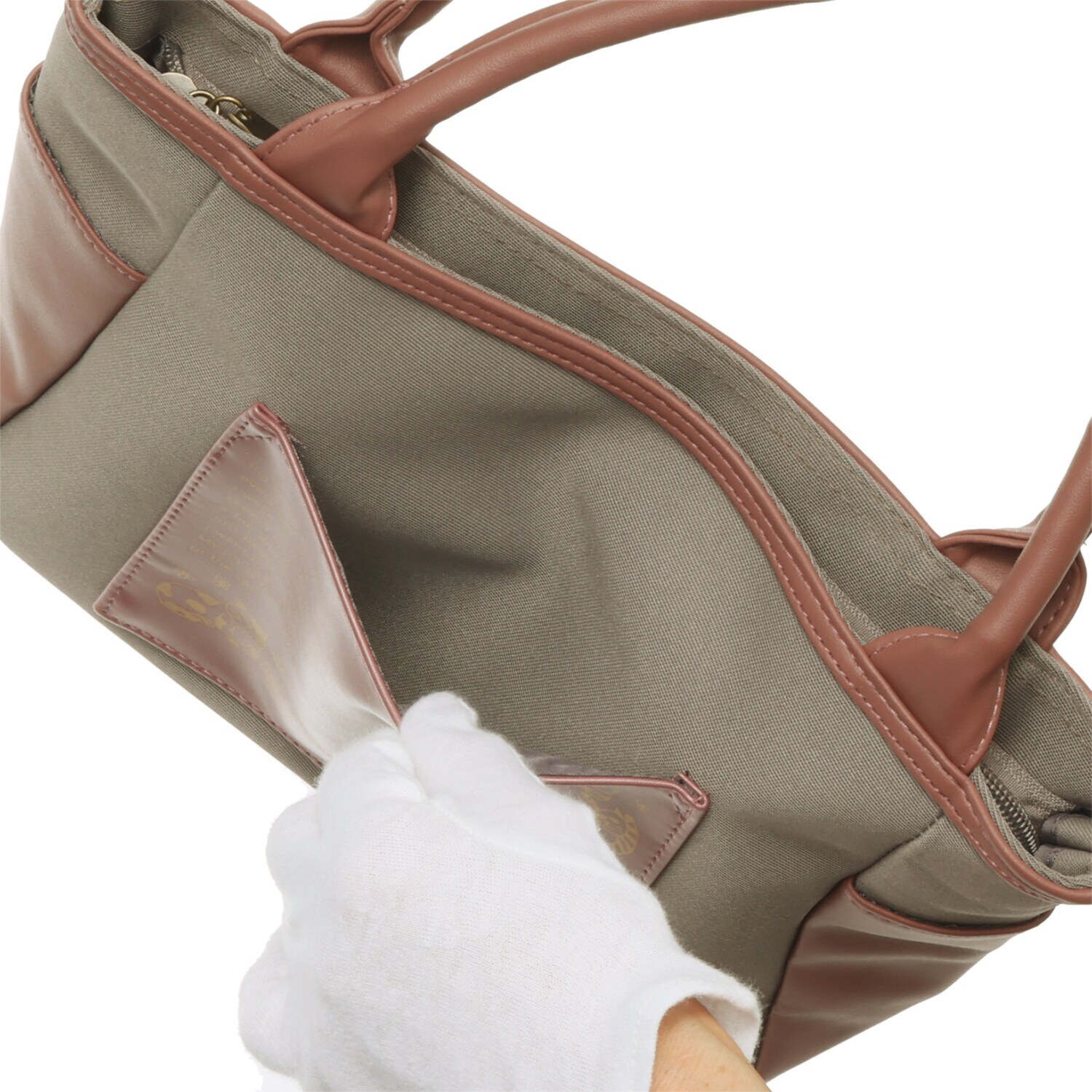 ダジュール ネコプリントポケット トートバッグ