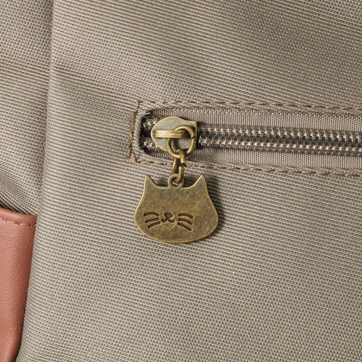 ダジュール ネコプリントポケット トートバッグ