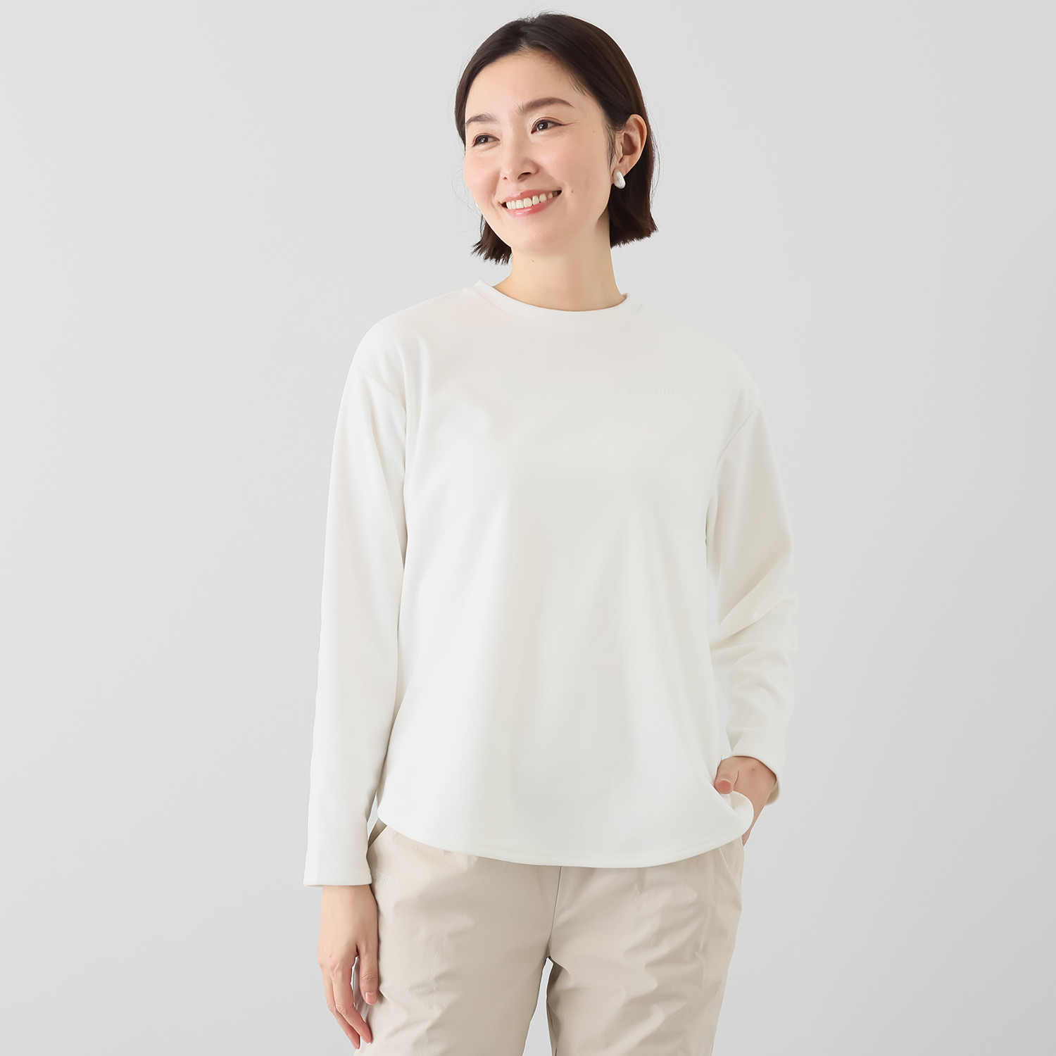 Ｋａｐｐａ ＵＶカット スライミースムース 長袖Ｔシャツ