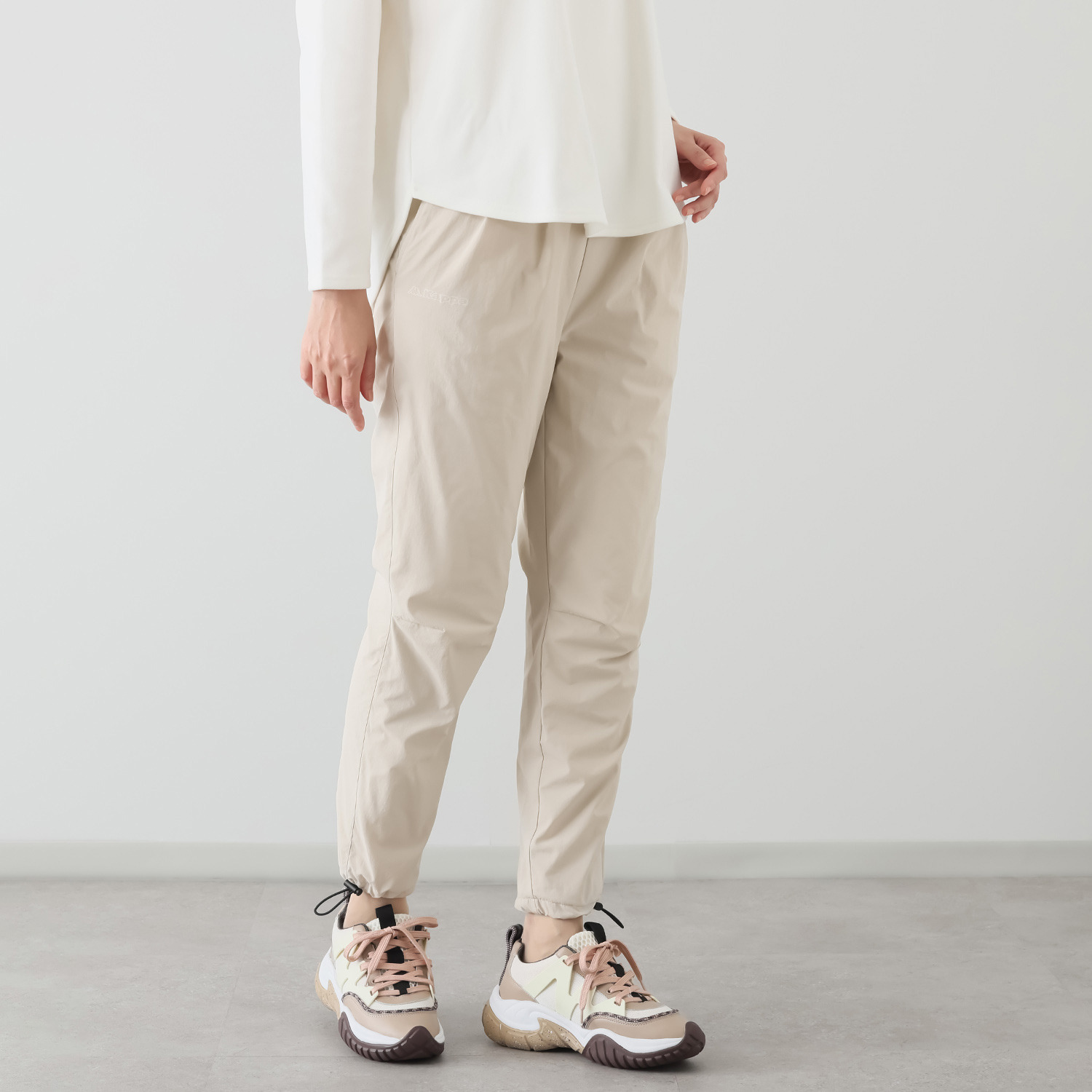 Ｋａｐｐａ ＵＶカット・はっ水 布帛リップストップ 裏シャギーパンツ