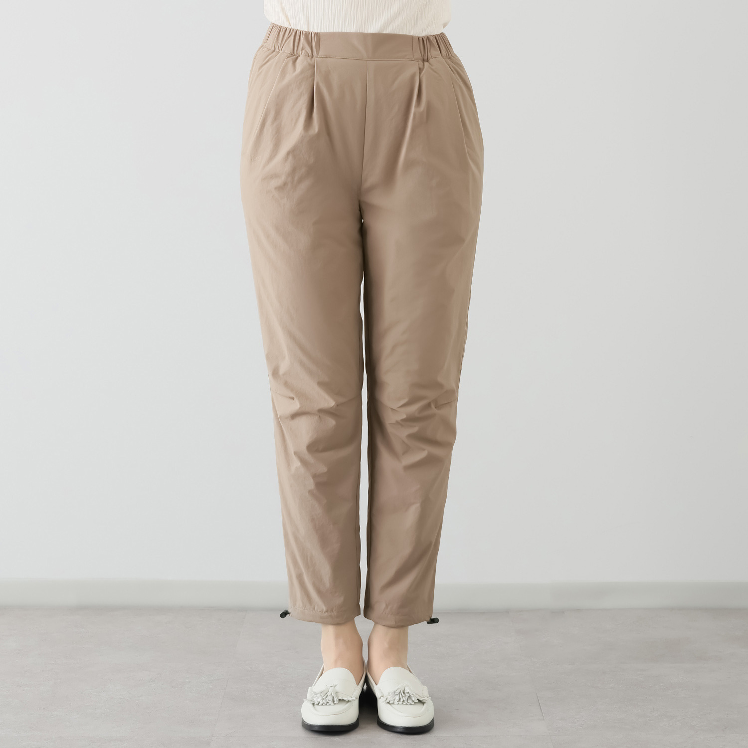 Ｋａｐｐａ ＵＶカット・はっ水 布帛リップストップ 裏シャギーパンツ