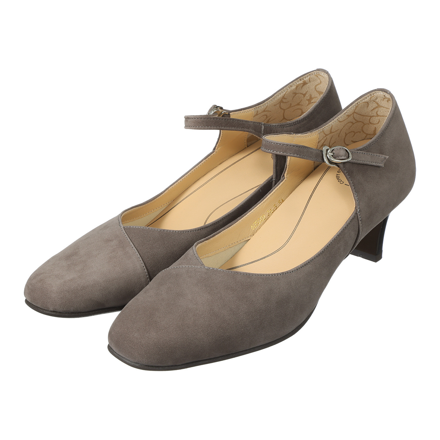 卑弥呼 “快適ウォークシリーズ” 日本製　はっ水牛革 ５ｃｍヒールパンプス