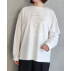 エピデミーク 箔プリント ロングＴシャツ