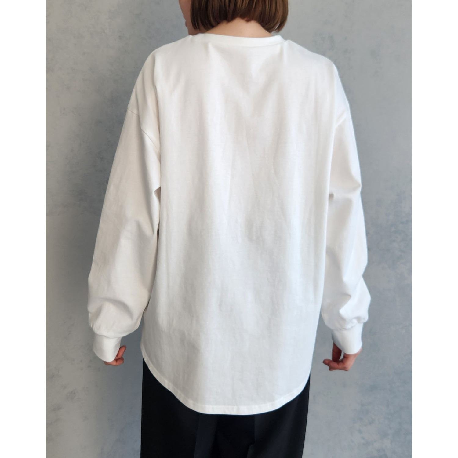 エピデミーク 箔プリント ロングＴシャツ