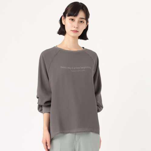 エピデミーク シフォン重ね ラグランスリーブ プルオーバー エピデミーク シフォン重ね ラグランスリーブ プルオーバー