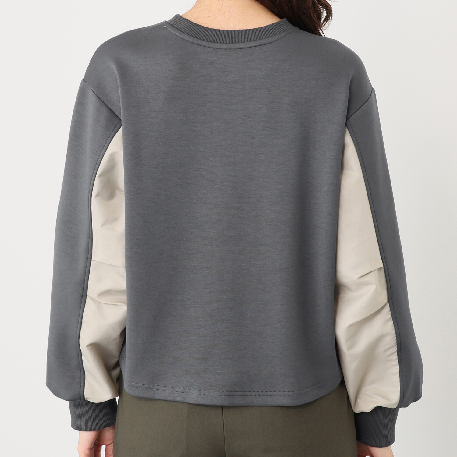 アリュメット 袖ポケットデザイン プルオーバー