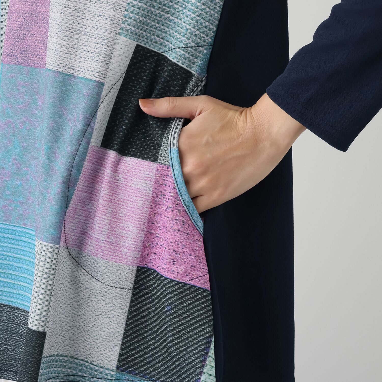 ダジュール プリント配色チュニック