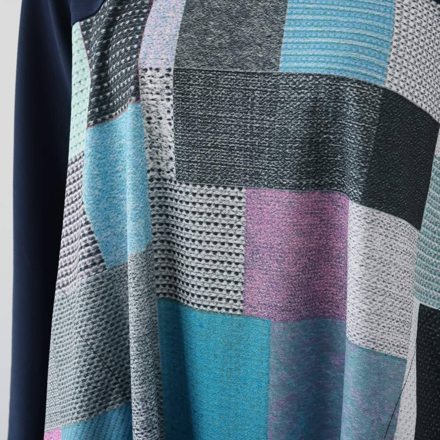 ダジュール プリント配色チュニック