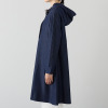 ダジュール デニム調 フードデザインコート