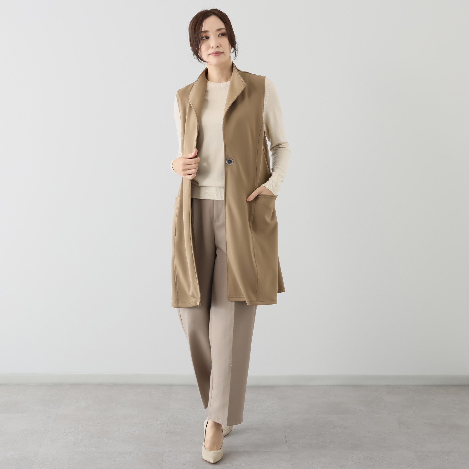 ダジュール デザインロングジレ