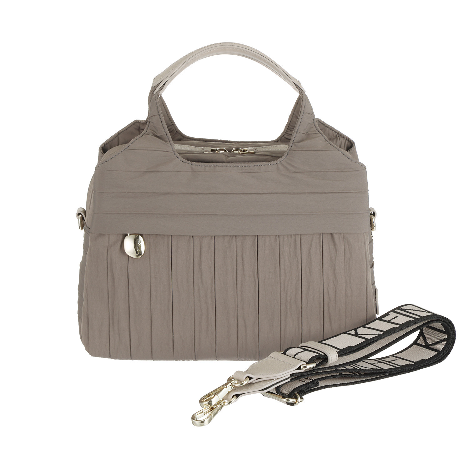 ミッシェル　クラン はっ水 シワプリーツ ２ウェイボストンバッグ