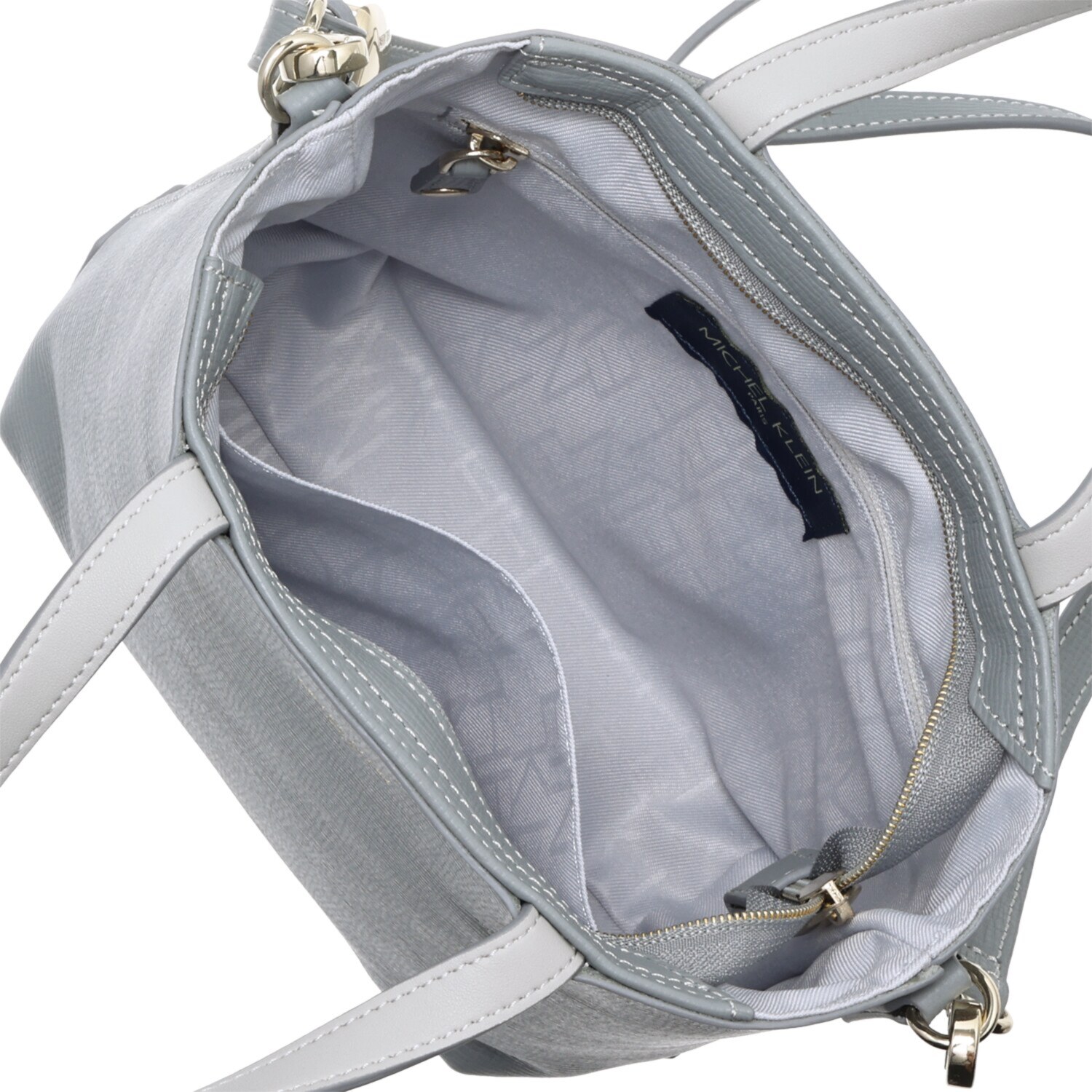 ミッシェル　クラン はっ水 牛革シュリンク型押し ２ウェイハンドバッグ