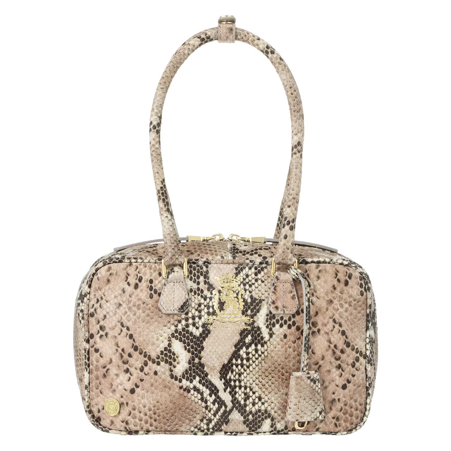 エーディーエムジェイ イタリアンレザー 全開ショルダーボストン