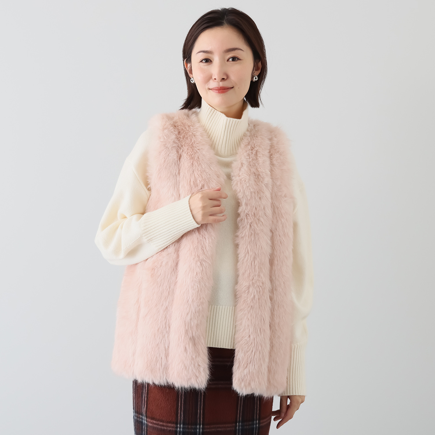 トーチ プレミアムフェイクファー ベスト