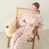 ナルエー コットン１００％ 接結ニット ベリーパジャマ