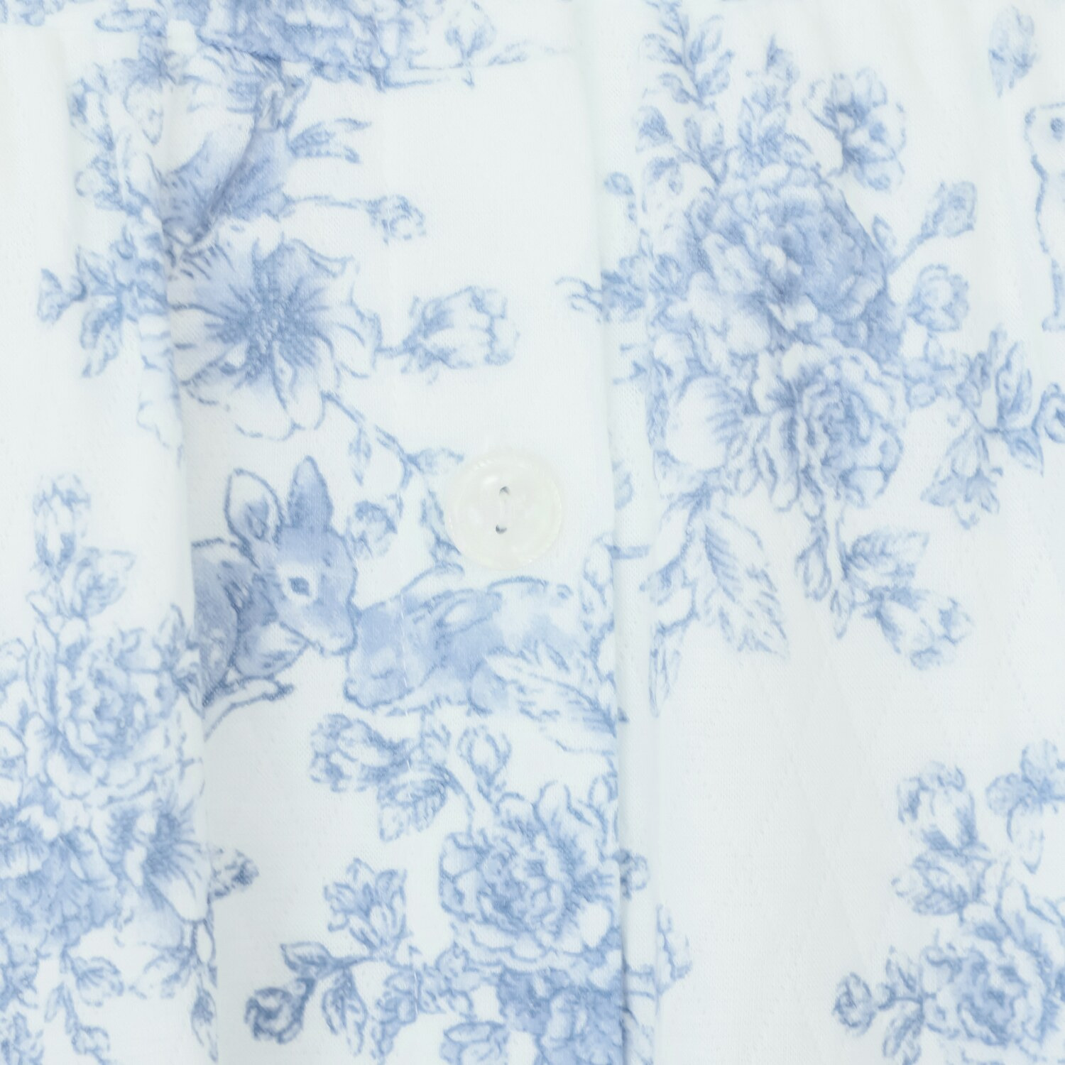 ナルエー 綿混・中綿入り接結 バンビガーデン フリルワンピース