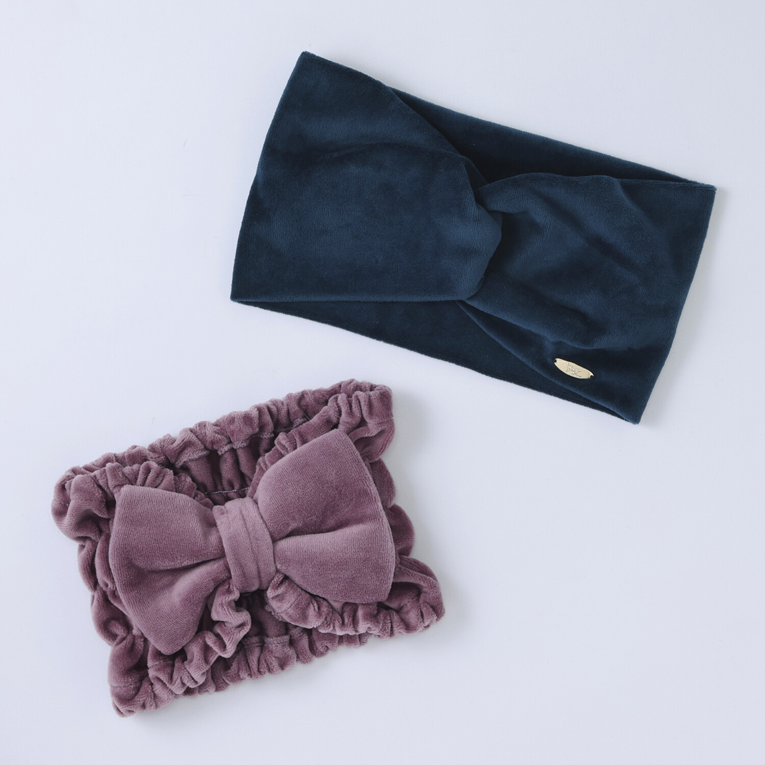 ナルエー コットンベロア ヘアバンド２個セット