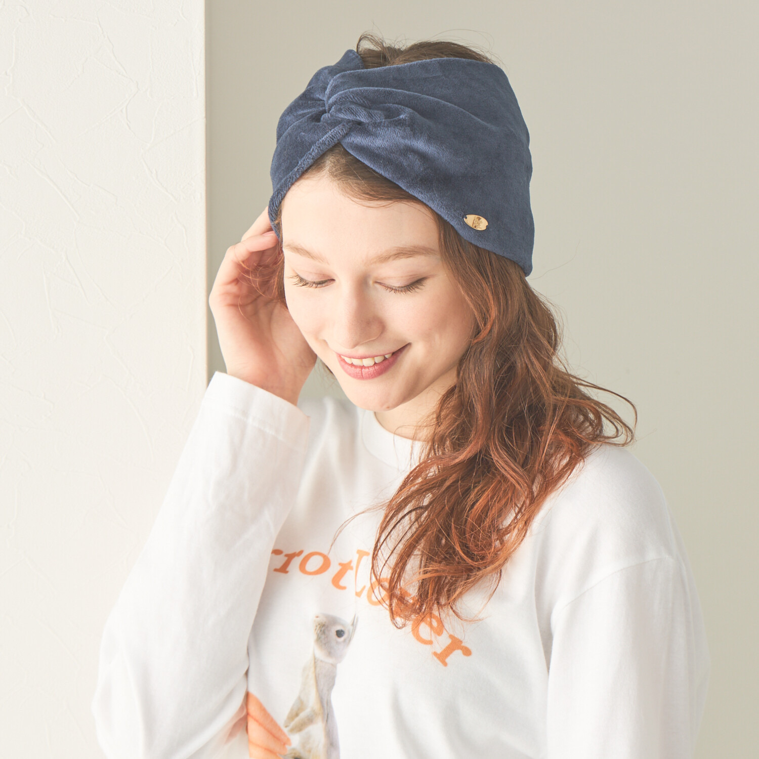 ナルエー コットンベロア ヘアバンド２個セット