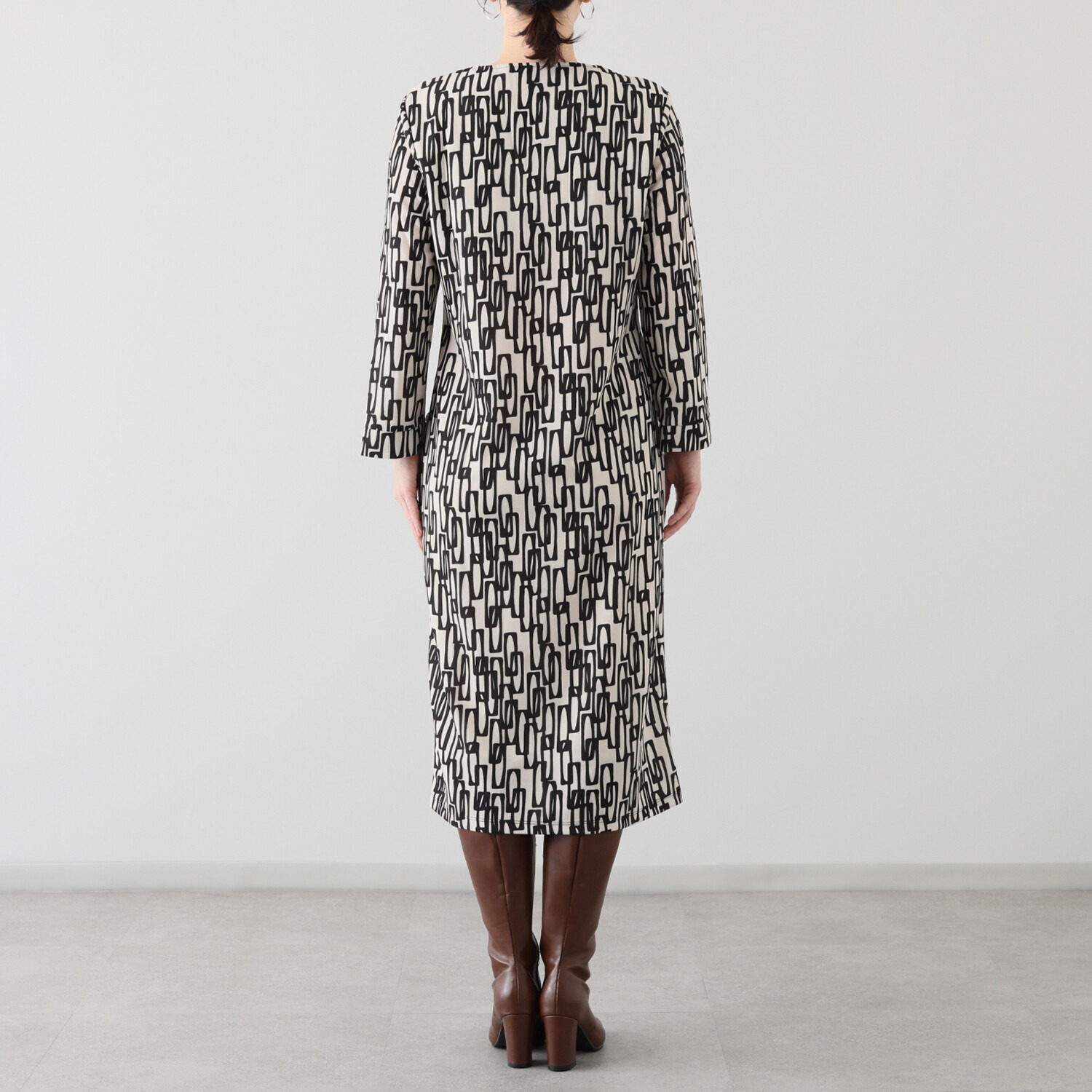 レイメイヤーズ イタリア製 プリントワンピース